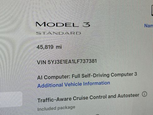 Used 2020 Tesla Model 3 Standard Range Plus RWD image 21