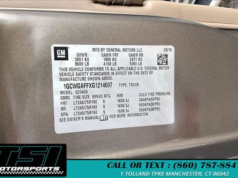 Used 2016 Chevrolet Express 2500 RWD image 30