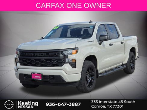 Used 2026 Chevrolet Silverado 1500 Custom w/ Turbomax Blackout Package RWD image 4