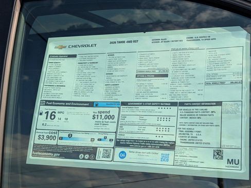 New 2026 Chevrolet Tahoe RST w/ RST Capability Package AWD/4WD image 40