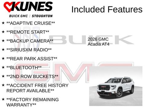 New 2026 GMC Acadia AT4 image 2
