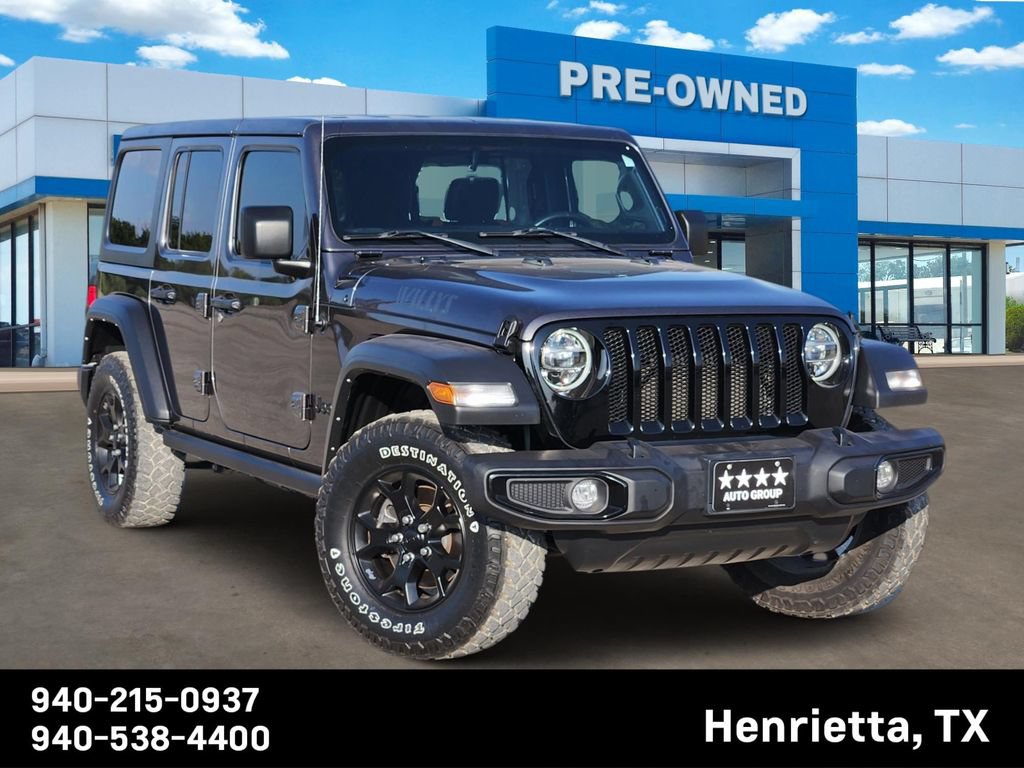 Used 2021 Jeep Wrangler Unlimited Sport AWD/4WD image 1