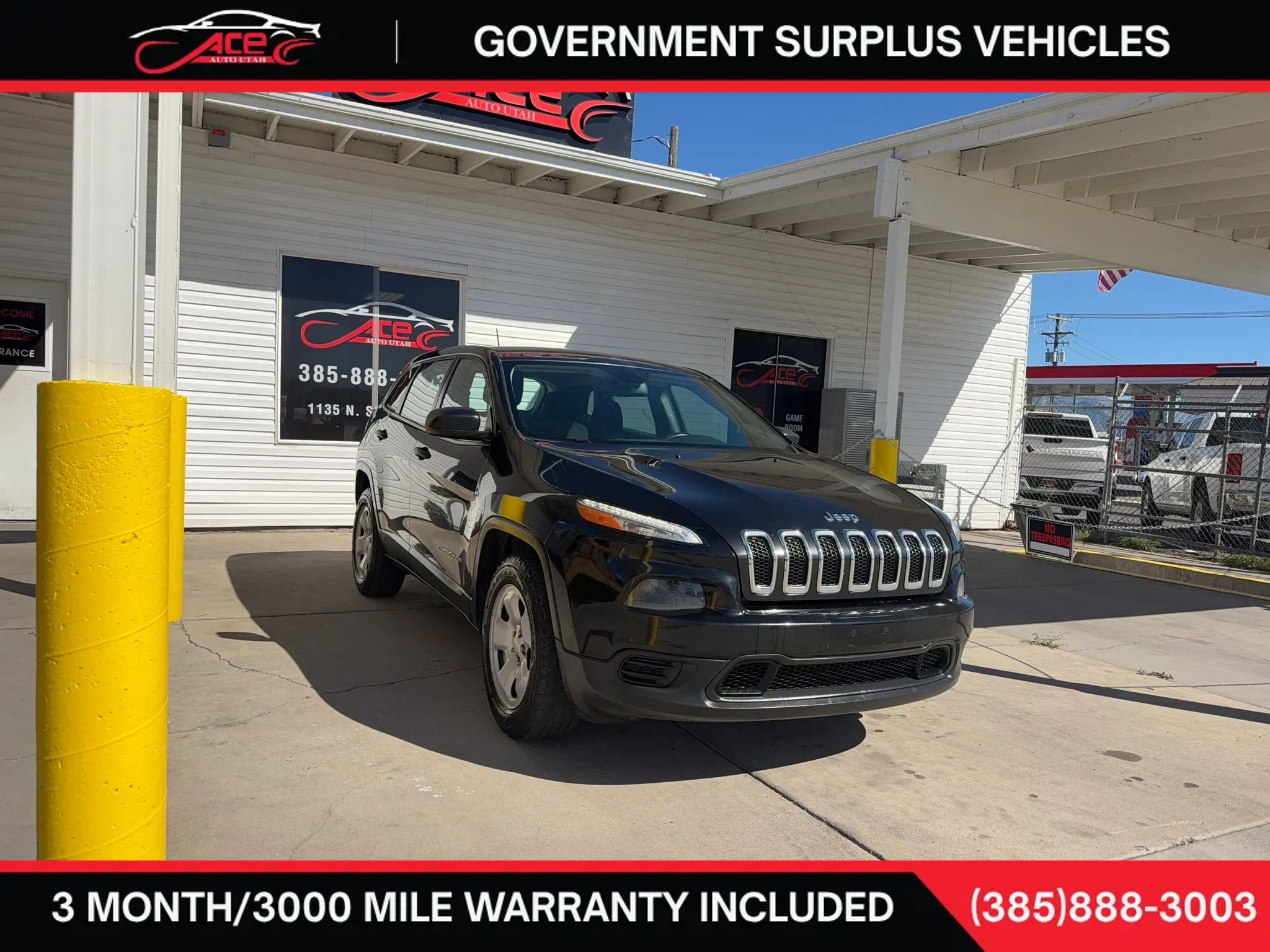 Used 2017 Jeep Cherokee Sport w/ Trailer Tow Group AWD/4WD image 1