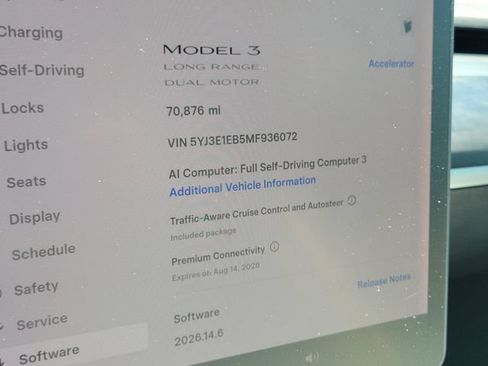 Used 2021 Tesla Model 3 Long Range AWD/4WD image 8