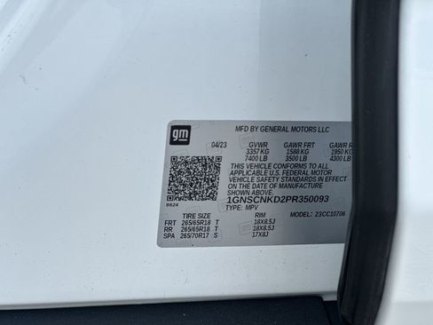 Certified 2023 Chevrolet Tahoe LT RWD image 33