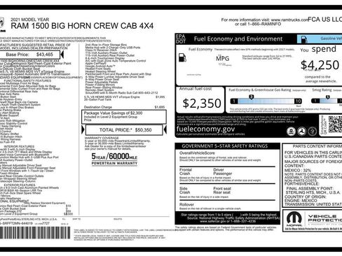 Used 2021 RAM 1500 Big Horn AWD/4WD image 12