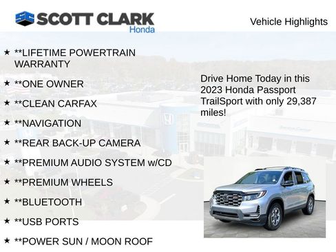 Used 2023 Honda Passport TrailSport image 11
