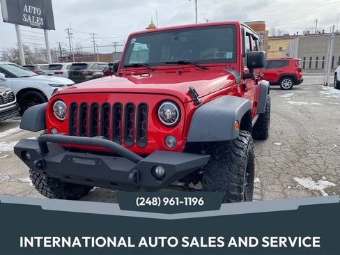 Used 2016 Jeep Wrangler Unlimited Sport w/ Quick Order Package 24S AWD/4WD image 1