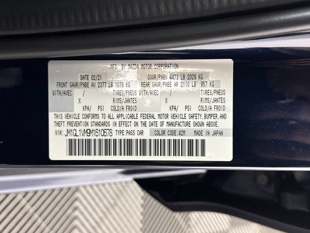 Certified 2021 MAZDA MAZDA6 Touring FWD image 25