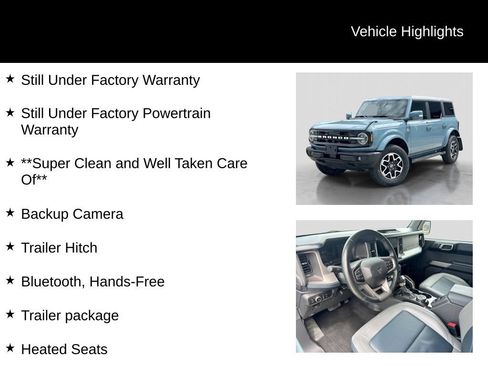 Used 2023 Ford Bronco Outer Banks AWD/4WD image 16