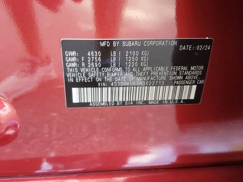 Used 2024 Subaru Legacy Limited image 30