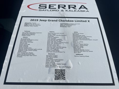 Used 2019 Jeep Grand Cherokee Limited X image 27