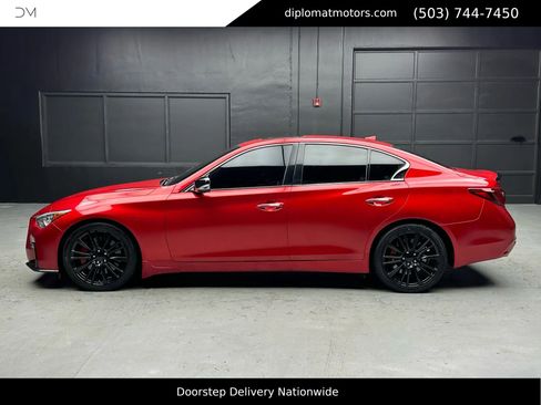 Used 2021 INFINITI Q50 Red Sport 400 w/ Proactive Package image 3