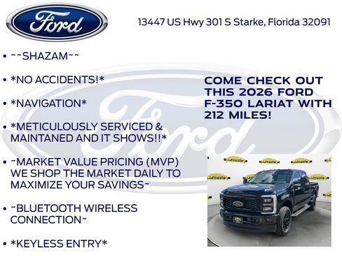 Used 2026 Ford F350 Lariat w/ Black Appearance Package image 5