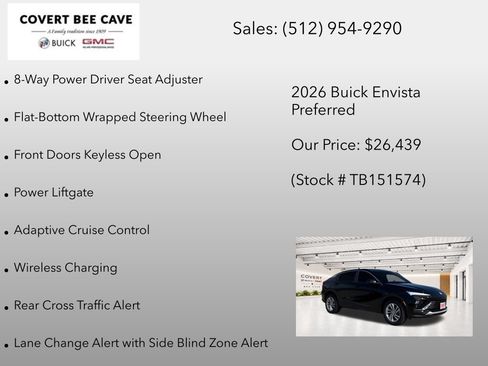 New 2026 Buick Envista Sport Touring w/ Convenience I Package FWD image 19