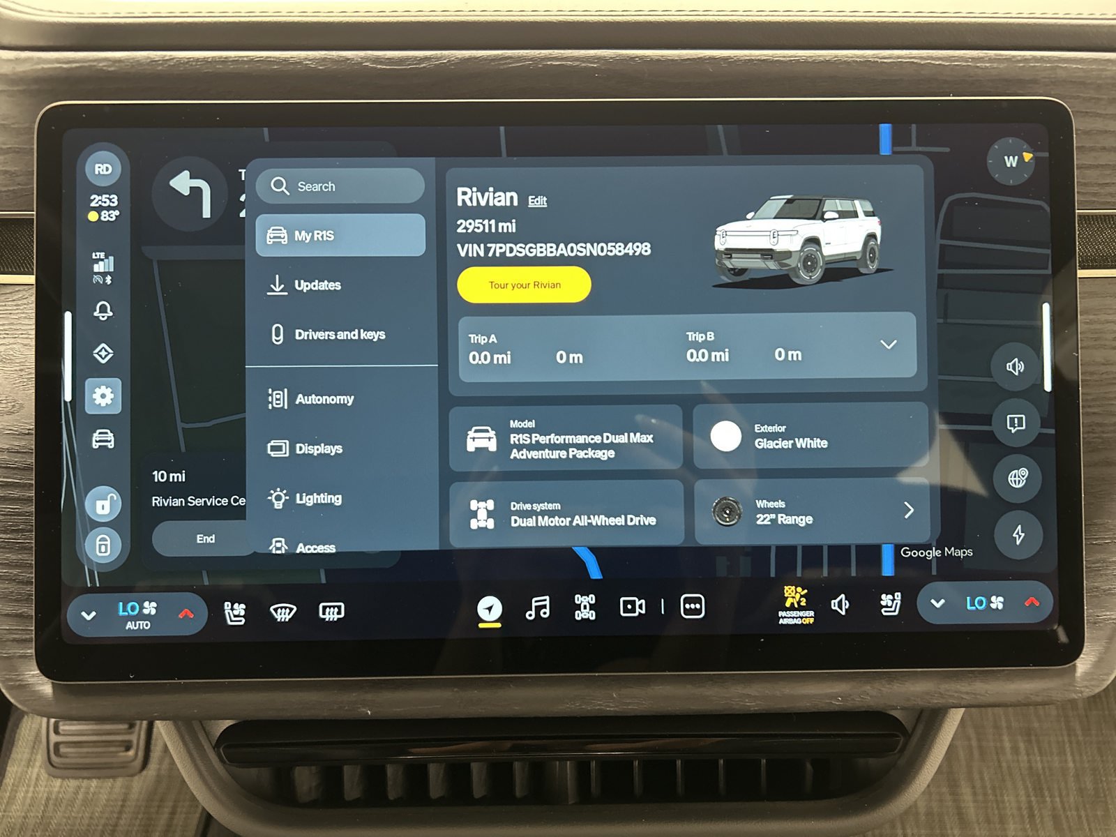 Used 2025 Rivian R1S Adventure Dual AWD/4WD image 29