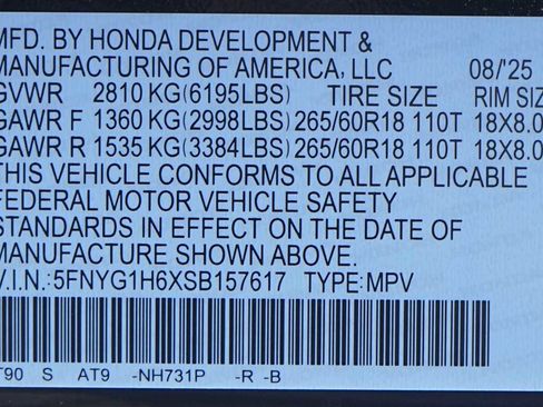 Used 2025 Honda Pilot TrailSport image 30