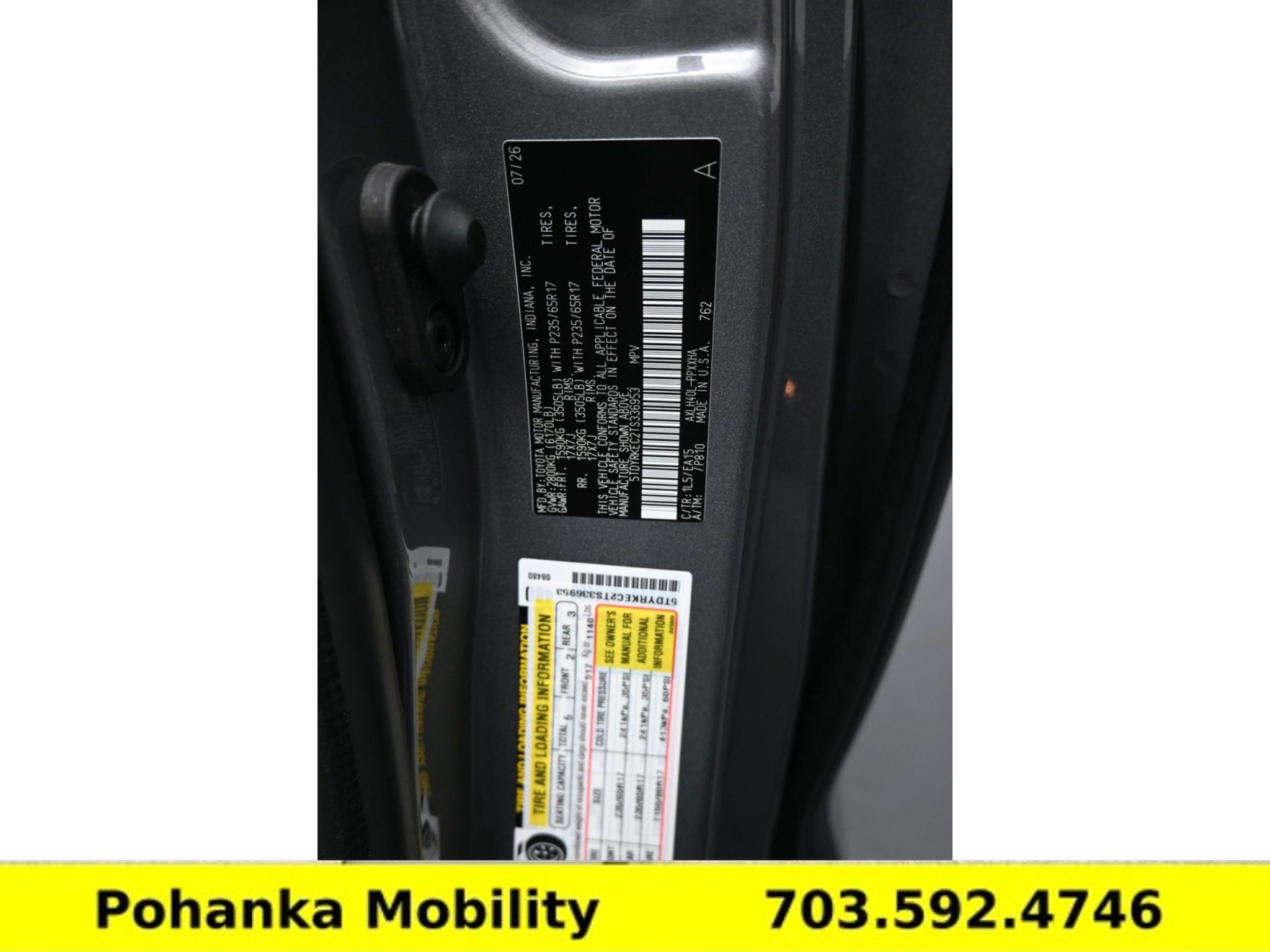 Used 2026 Toyota Sienna XLE FWD image 14