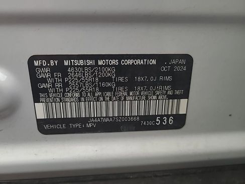 Used 2025 Mitsubishi Eclipse Cross SE AWD/4WD image 4