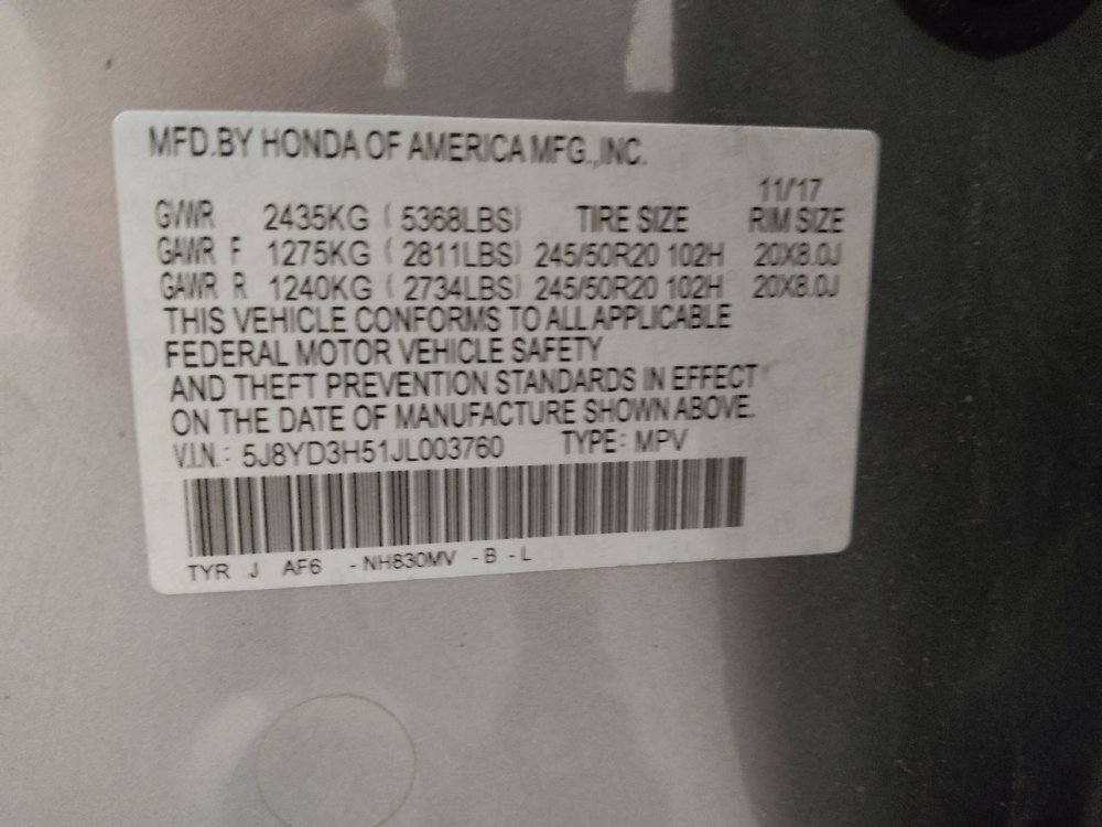 Used 2018 Acura MDX w/ Technology Package FWD image 33