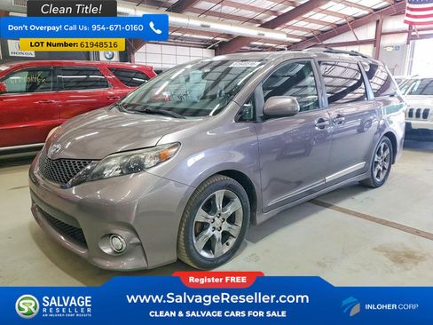 Used 2012 Toyota Sienna SE FWD image 1