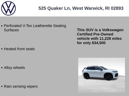 Certified 2025 Volkswagen Tiguan SE R-Line AWD/4WD image 19