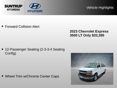 Used 2023 Chevrolet Express 3500 LT w/ LT Preferred Equipment Group RWD image 23