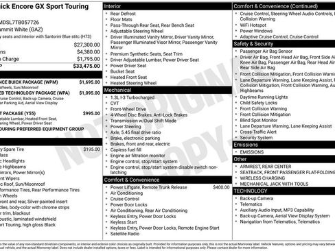 New 2026 Buick Encore GX Sport Touring w/ Advanced Technology Package image 16