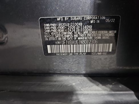 Used 2022 Subaru WRX GT AWD/4WD image 37
