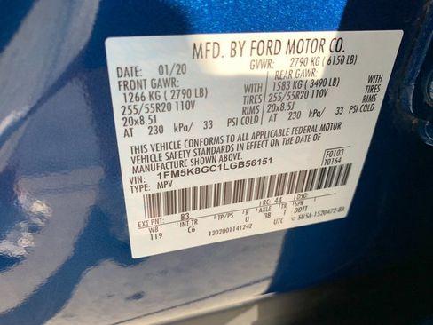 Used 2020 Ford Explorer ST w/ Premium Technology Package AWD/4WD image 28