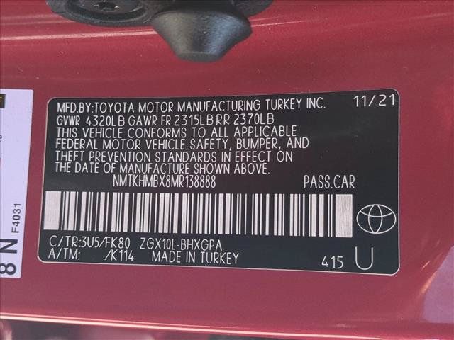 Used 2021 Toyota C-HR XLE FWD image 23