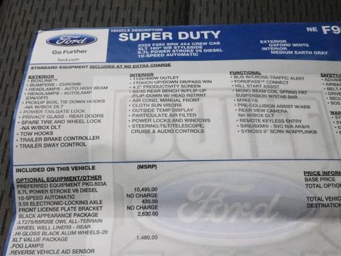 Used 2022 Ford F250 XLT w/ Black Appearance Package image 58