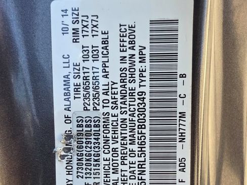 Used 2015 Honda Odyssey EX-L image 35