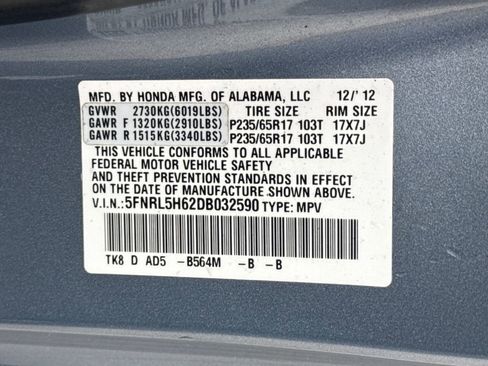 Used 2013 Honda Odyssey EX-L image 30