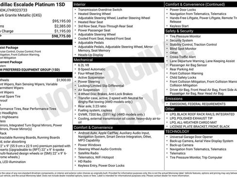 Used 2017 Cadillac Escalade Platinum image 26