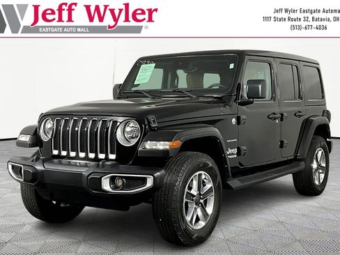 Used 2022 Jeep Wrangler Unlimited Sahara w/ Cold Weather Group image 1