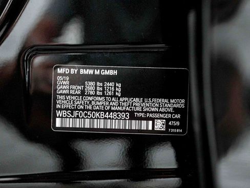 Used 2019 BMW M5 w/ Executive Package AWD/4WD image 60