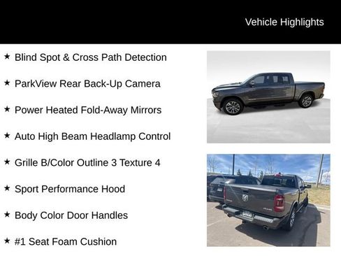 Certified 2019 RAM 1500 Laramie w/ Sport Appearance Package image 15