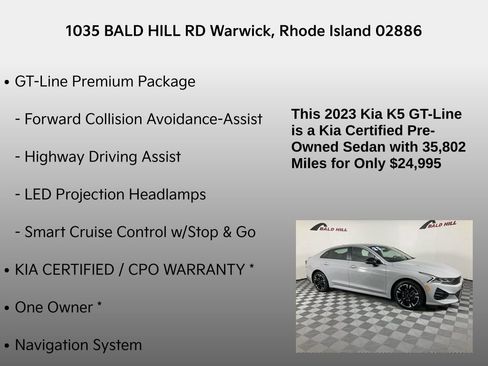 Used 2023 Kia K5 GT-Line w/ GT-Line Premium Package image 7