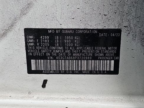 Used 2023 Subaru Impreza 2.0i AWD/4WD image 16