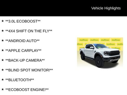 Certified 2025 Ford Ranger Raptor AWD/4WD image 12