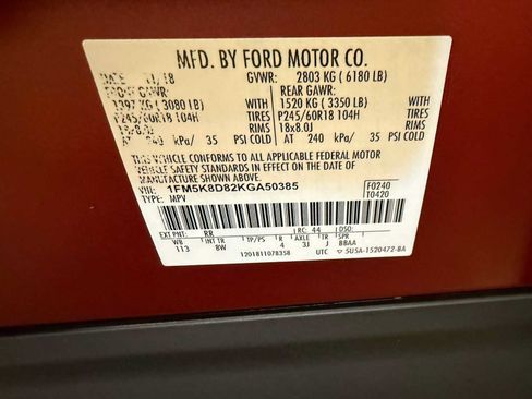 Used 2019 Ford Explorer XLT w/ Equipment Group 201A AWD/4WD image 38