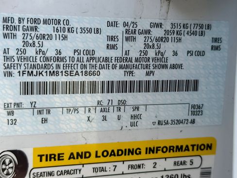 Used 2025 Ford Expedition Max Platinum AWD/4WD image 42