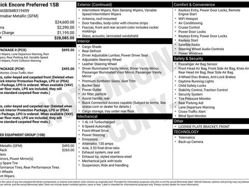 Used 2021 Buick Encore Preferred w/ Safety Package II FWD image 2