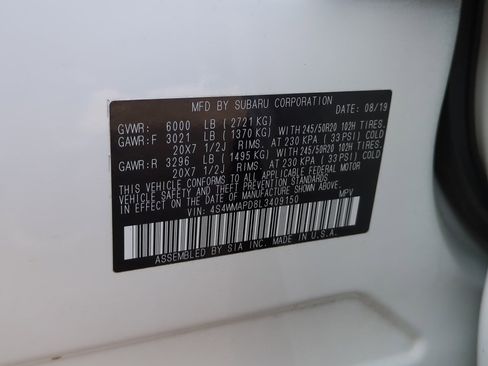 Used 2020 Subaru Ascent Limited w/ Technology Package image 32