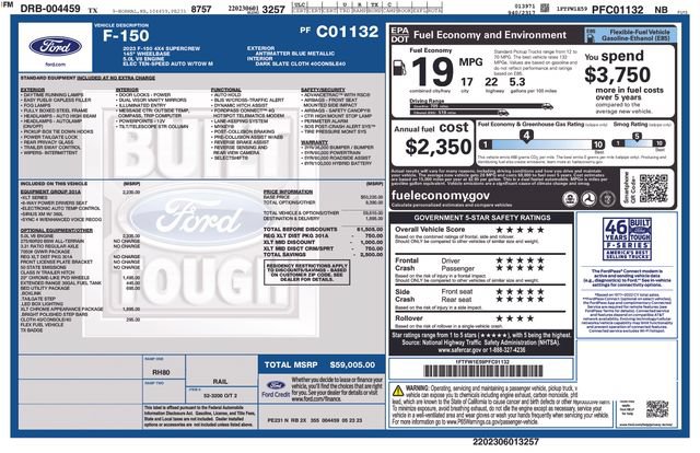 Certified 2023 Ford F150 XLT w/ Equipment Group 301A Mid AWD/4WD image 36