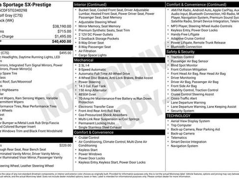 Certified 2026 Kia Sportage SX image 2