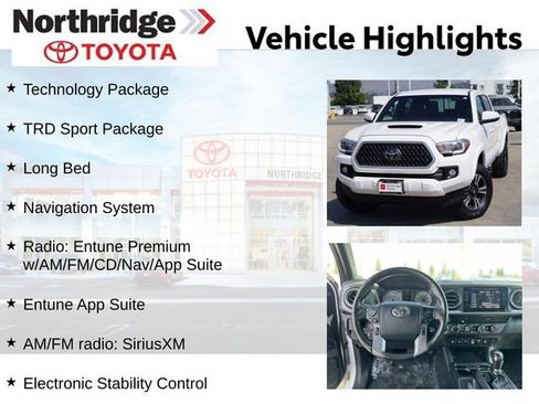Used 2019 Toyota Tacoma TRD Sport w/ Technology Package AWD/4WD image 2