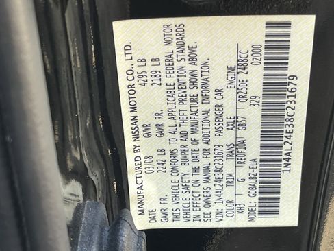 Used 2008 Nissan Altima 2.5 S w/ Premium Pkg FWD image 8