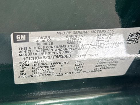 Used 2015 Chevrolet Silverado 2500 LTZ w/ Duramax Plus Package image 27